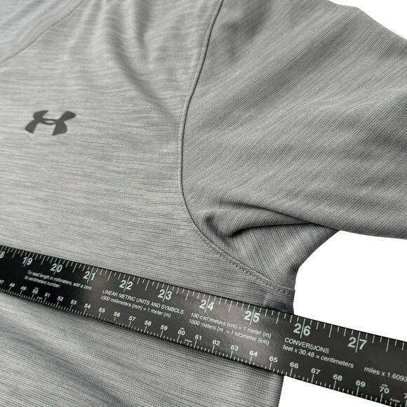 UNDER ARMOUR Mens XXL Loose Gray Tech T-shirt Tee Heat‎ Gear Lightweight Sport - Picture 6 of 7